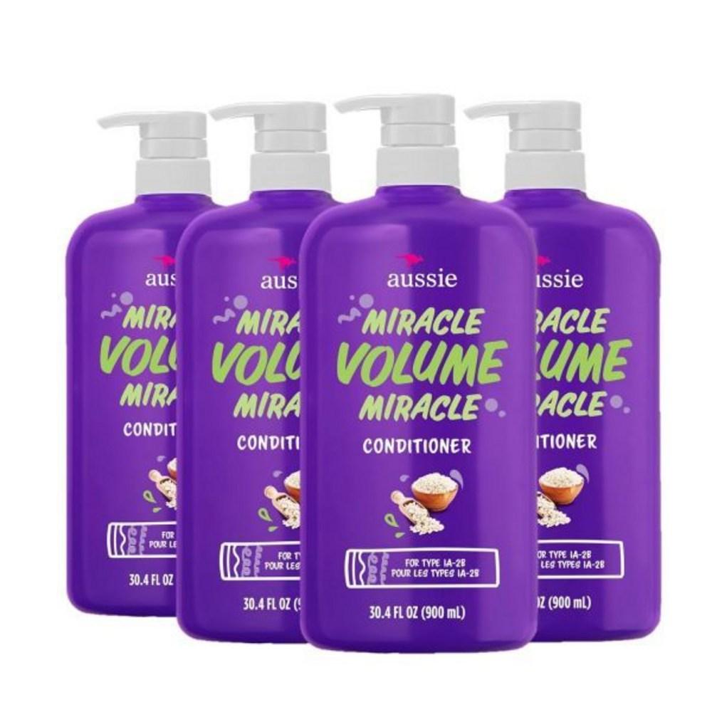 AUSSIE Aussie Miracle Volume Conditioner Paraben-Free Adds Volume 850ml 4 Pcs 308238 4 Pcs