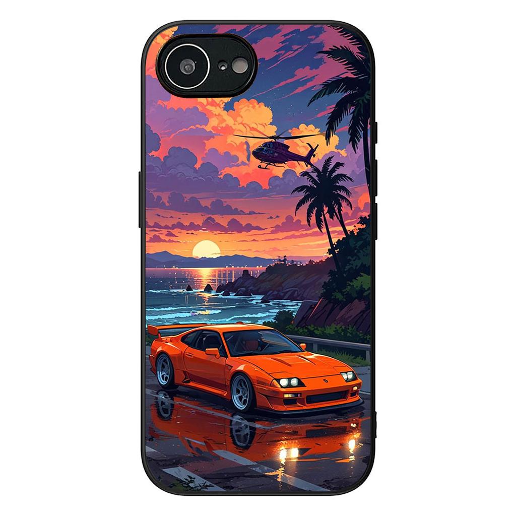 Supercar Comics Super Car Taillights Phone Cover for Xiaomi Redmi Note 12 11 10 A3 Pro 10A 10C 12C Note12 5G Protective Case