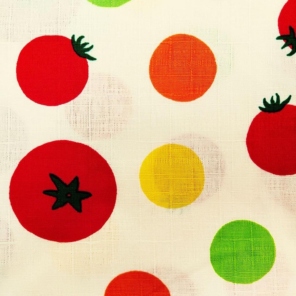 Jinbei for Made with Japanese Tomato 100cm Girls, Kids, Fabric, 100% Cotton, Print, Cream,