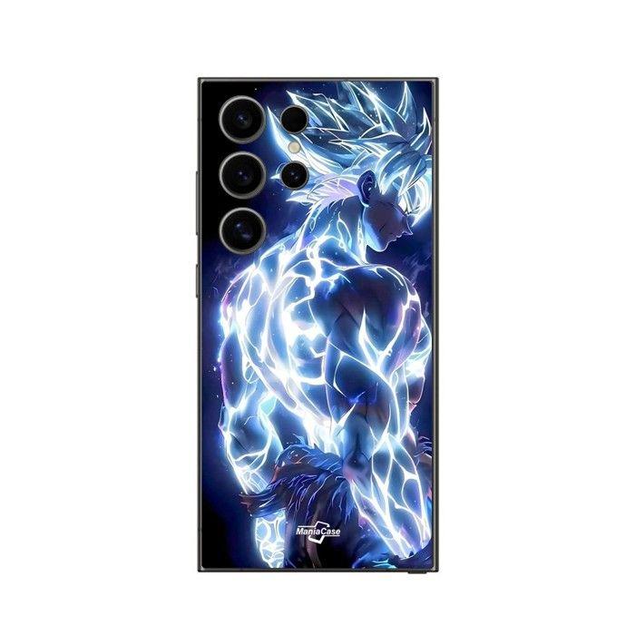Custodia Samsung Galaxy S25 Ultra Dragon Ball Z Goku Ultra Instinct Shiny Maniacase nero