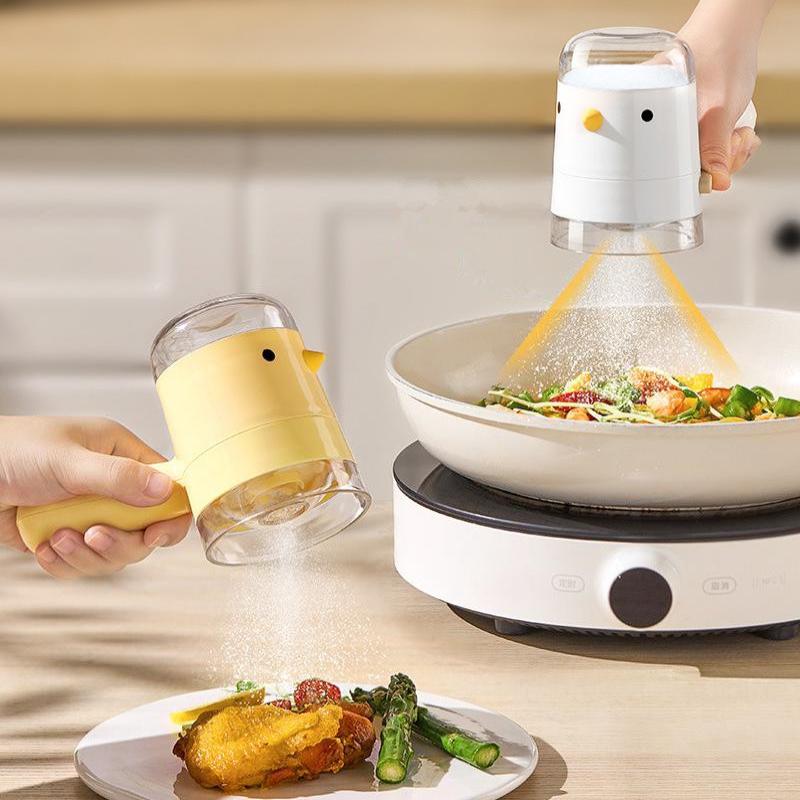 Creative Bird Design Quantitative Salt Jar Seasoning Bottle Household Metering Control Salt Jar Seasoning Jar Sealed Seasoning