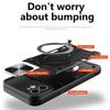 For iPhone 12 6.1 inch Slide Camera Lid Phone Case Rotatable Kickstand PC+TPU Shockproof Cover