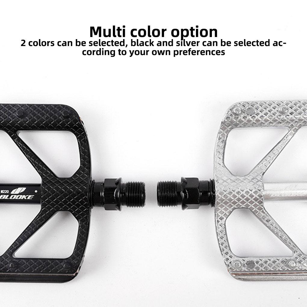 2 Pieces Bike Pedal Road Bicycles Bearing Anti-skid Pedals Waterproof Cycling Outdoor Replacement Part Reflective Riding