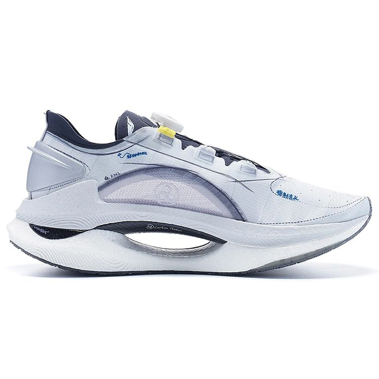 Li Ning Shadow Slip Resistant Lightweight Low Top Running Shoes Men Sneakers Light-Smoke-Gray ARRS009-2