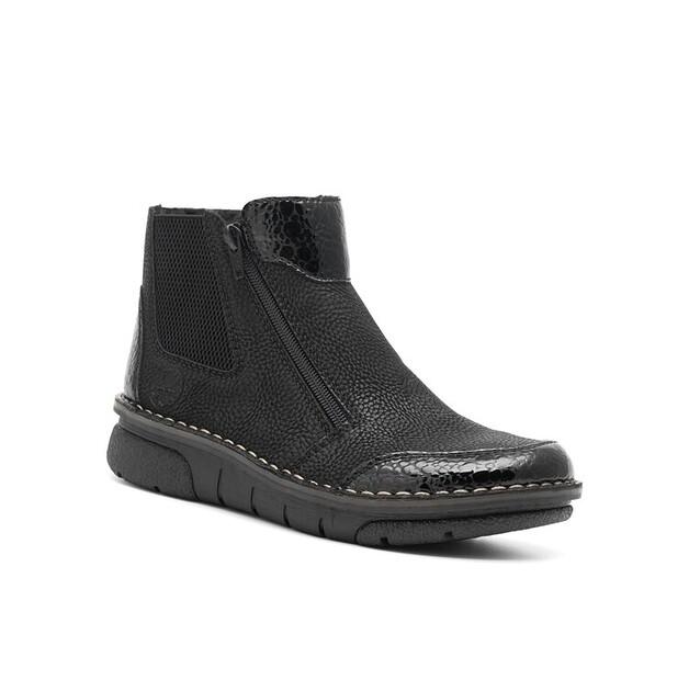 Rieker 73355-00 Ankle Boots, Black