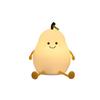 Pear-Shaped Silicone Night Light - Kids' Bedside Lamp & Gift Ornament
