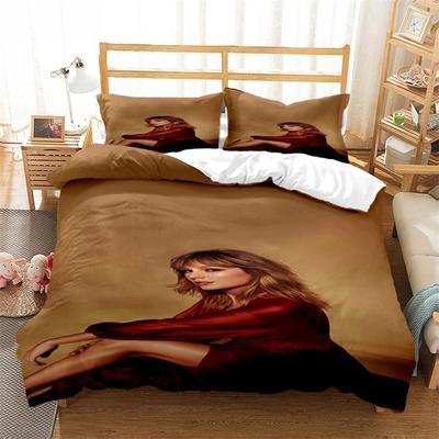 Top Stream Singer Taylor Fashionable Printed Bedding Comforter Bedding Sets Costomizable Bedding Set King Size Bedding Set
