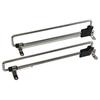 2Pcs Telescopic Clothes Rods Retractable Pull-Out Hanger For Clothes Retractable Top Mount Wardrobe Rail Coat Racks Closet Rod