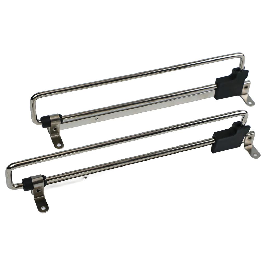2Pcs Telescopic Clothes Rods Retractable Pull-Out Hanger For Clothes Retractable Top Mount Wardrobe Rail Coat Racks Closet Rod