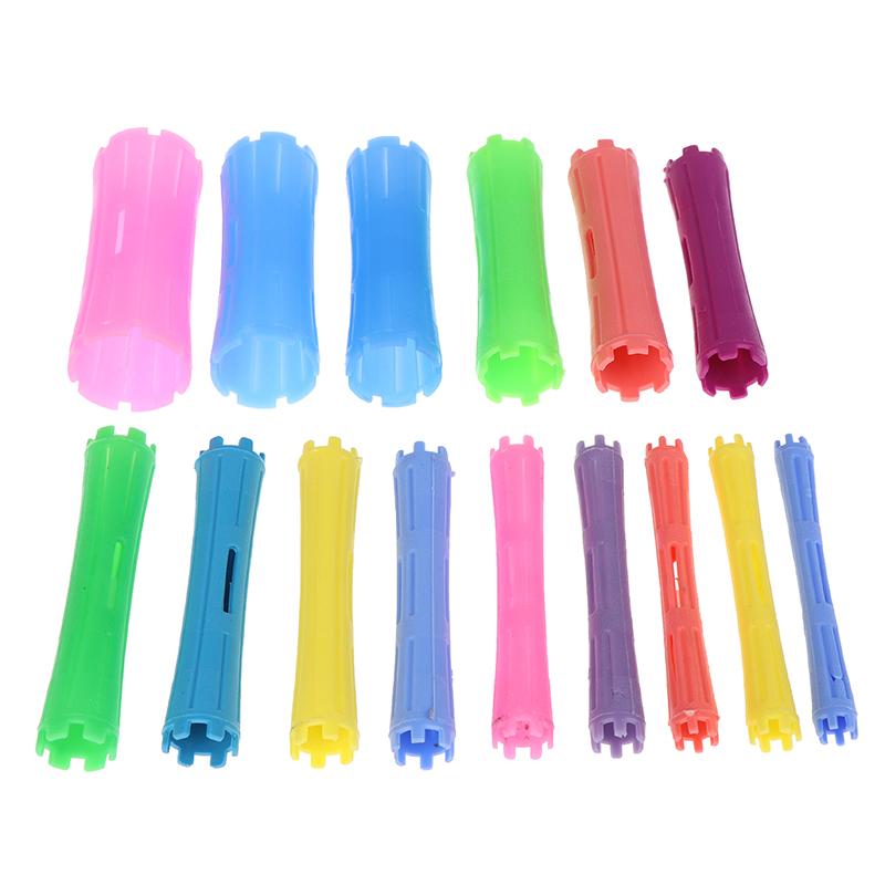 7/8/9/10 Stuks Hittevrije Krultang Geen Hitte Haarrollers Krulspeld Trek Kern Luie Krullen Flexi Staaf Golfvormers Haarstyling Tool