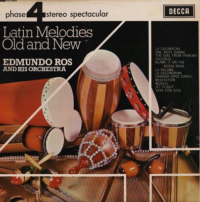 LP Record EDMUNDO ROS & HIS ORCHESTRA - Latin Melodies Old And New PFS4079 Decca 1965 UK Jazz Used