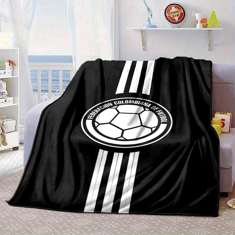 Colombian national football team Portable Blanket/Soft Blanket Bedding Blanket Suitable for Travel Camping Living Rooms Offices Sofas Fan Gifts