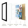 Rectangle 5-Grid Photo Frame Handmade Collage Frame Decorative Frame  Multi-Photo Display