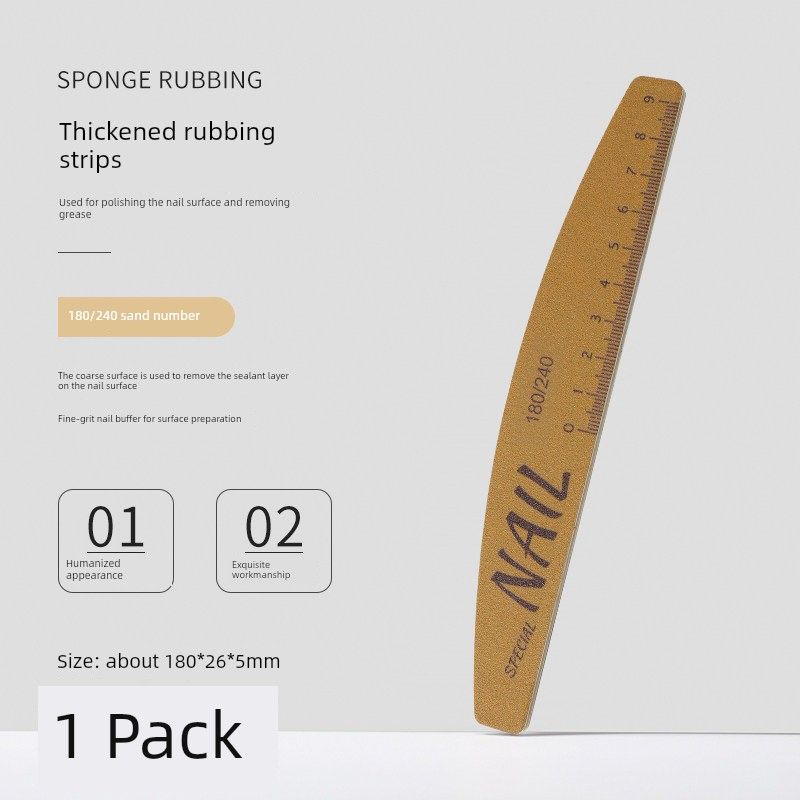 Nail Polishing Strips, Nail Buffing Strips, Sponge Polishing Strips, Nail Files, Polishing Sand Strips, Tools Suitable for Nail Salons