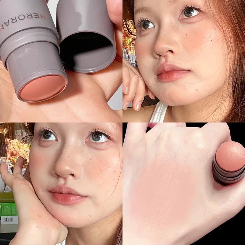 Best Selling Double-Headed Monochrome Lip Cheek Plaster Blush Stick