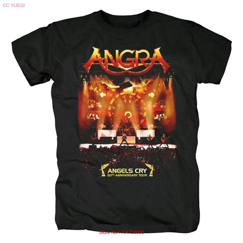 20 Years Anniversary Angra Band T Shirt Black S 5XL 1P0309 vintage Washed fashion Comfortable designer clothes graphic homme