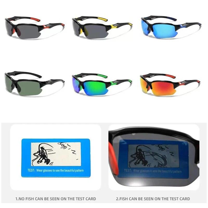 Sportliche Polarisierte Sonnenbrille für Herren Radfahren Laufen Angeln UV400 Sonnenbrillen Outdoor-Schutzbrillen