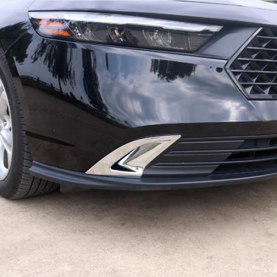 ABS Chrome Front Fog Light Lamp Trim for Honda Accord -2025