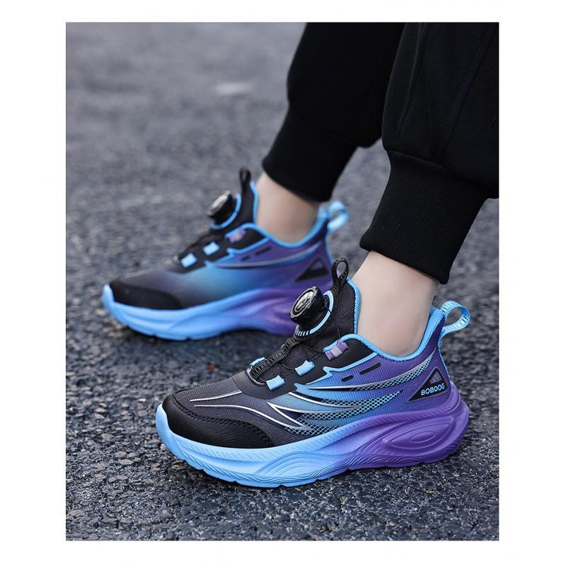 Babu Boys 'sneaker Mesh Breathable Middle Children's Swivel Buckle Girls' Lightweight Running Shoes