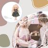 Simulation Ball-jointed Doll with Handbag Makeup Movable Joints Handmade Dolls Dress Up Toy Accessories Christmas Birthday