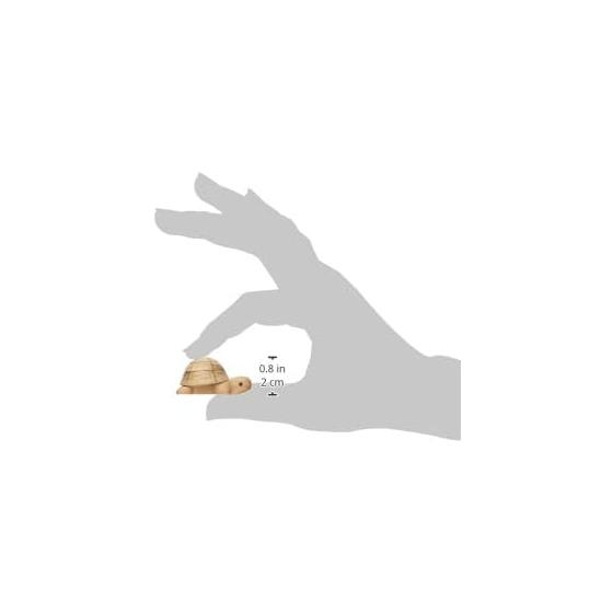 Kaneshotouki Dick Bruna Wooden Chopstick Rest, Approx. 4cm, Turtle, 208573, Brown Natural, Solid Wood Table Mascot, Animal, Made in Philippines,