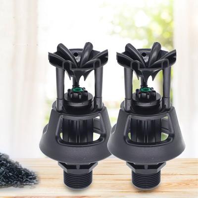 2pcs Plastic Rotary Watering Sprinkler 360 Degree Durable Garden Irrigation Nozzle Universal Swing Sprinkler Greenhouse Garden