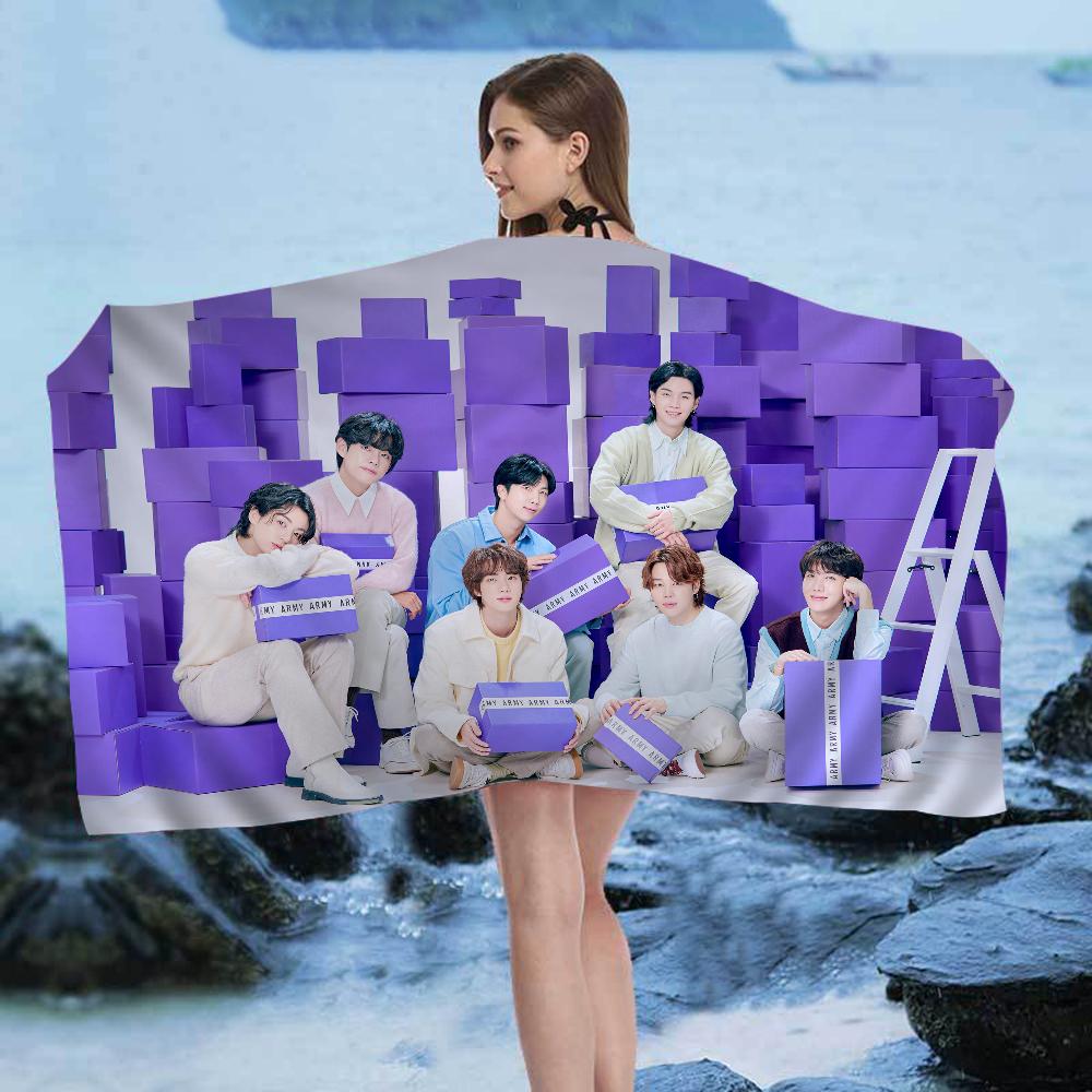 Dynamite Kpop Boys Big Microfiber Beach Towels Quick Dry Towel Sand Beach Towels Pool Towel For Travel Swim Pool Yoga