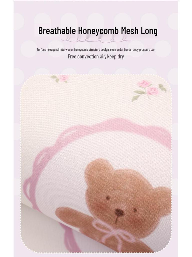 Four Seasons Cartoon Cute Goddess Bear Car Seat Cushion for Toyota Corolla, RAV4, bZ3, and bZ4X
