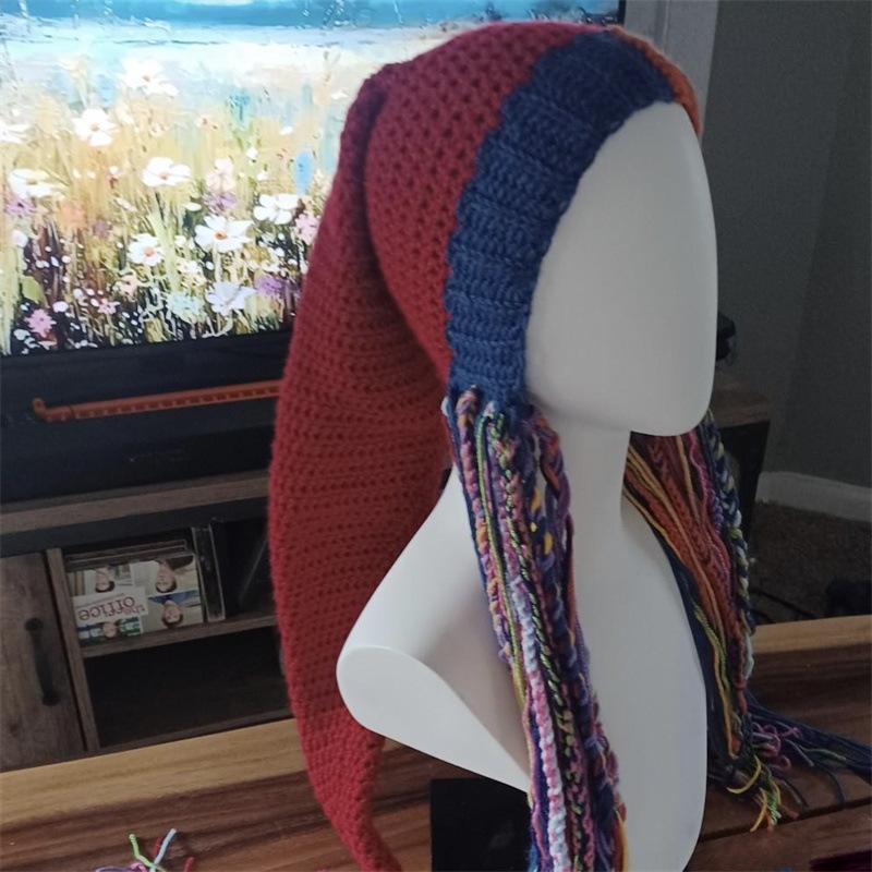 New Handmade Crocheted Funny Personalized Witch Hat Halloween Adult Hat