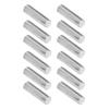 12PCS Pickup Magnet Slug Rod Replacement Electric Guitar Pickup Metal Magnetic Columns Silver