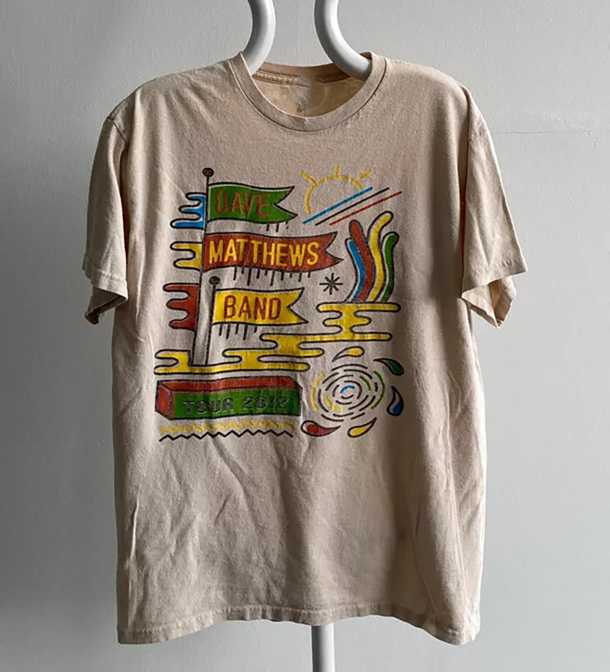 Rare DAVE MATTHEWS BAND Tour 2012 Gift For Fan All Size S to 5XL T shirt S