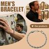 Men's Titanium Steel Rope Chain Bracelet with Lobster Clasp Durable and Lightweight Jewelry for Everyday Wear and Special Occasions
