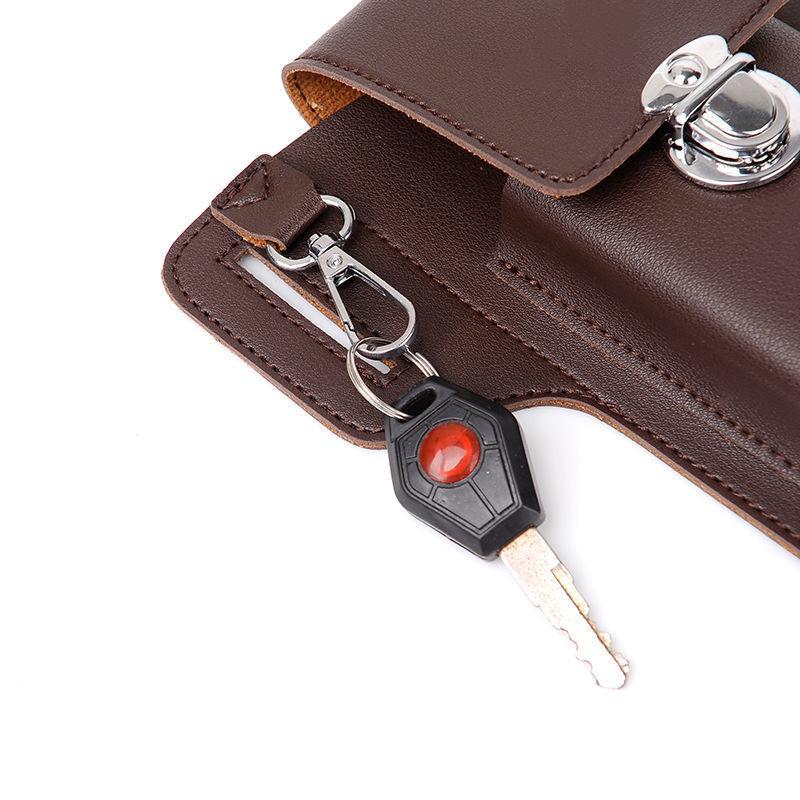 Hüft- und Telefontasche für Herren – Multifunktionale Gürteltasche für den Arbeitsplatz, vertikale Minitasche für Telefone, ideal für Personen mittleren und höheren Alters