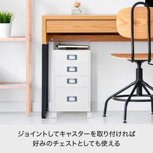 Like-it MX-52R Storage Case, A4 Size, Horizontal, 2-Tier, 33.7cm Wide x 27.7cm Deep x 18.5cm High, White (Semi-Transparent), Made in Japan. Over 10 Mi