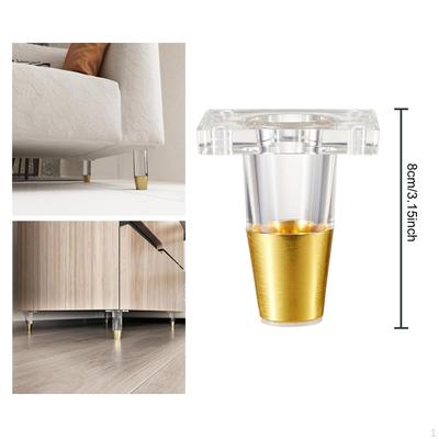 Acrylic Furniture Leg for Chair And Sofa Foot Replacement TV Cabinet Table