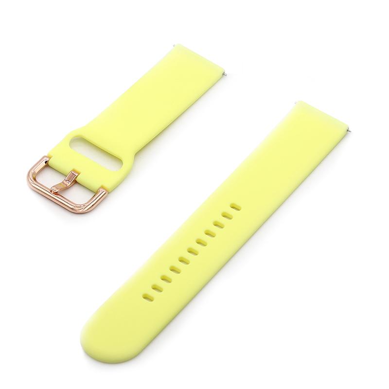 20mm 22mm Silicone Strap for Samsung Galaxy Watch 4/3/Huawei Watch 3/GT2/Amazfit Bip Bracelet Strap for Active 2 42mm 40mm Band