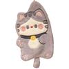 Zhaocai Cat Series Hand Towel Hanging Cute Cartoon Strong Absorbent Quick Drying Small Square Towel Without Shedding Hair, Thick Coral Fleece