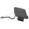 Mercedes-Benz C-Class Rear Bumper Tow Hook Cover