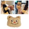 Fun Brooch Smile Photo Booth Props Bear Furry Hair Clip Hair Tie Party Headpiece Fun Hair Tie for Music Festivals
