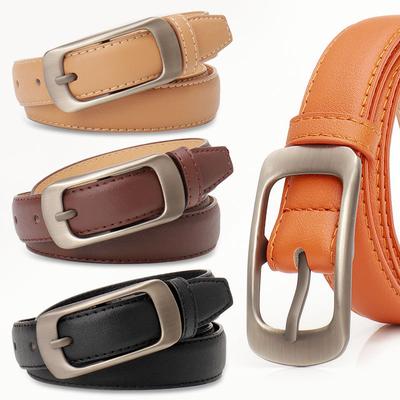 Simple Casual Pin Buckle Women'S Belt, Suit Jeans Belt, High-End Sense, The Same Belt For Men And Women