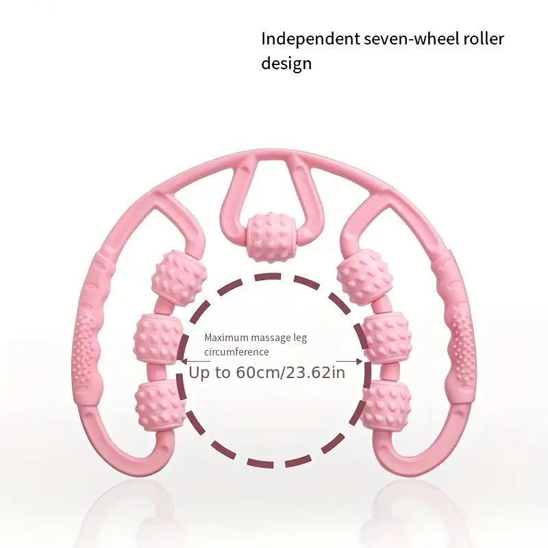 7 Roller Cervical Massager 360° Roller Leg Massager for Relaxing Muscles and Improving Blood Circulation