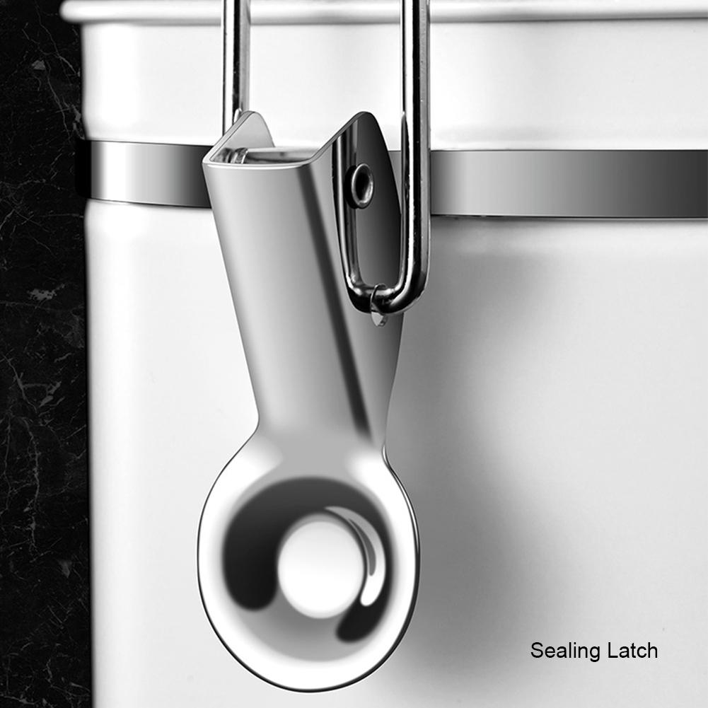 40/50/60 OZ Coffee Canister 304 Stainless Steel Grain Tea Container with Scoop CO2 Releasing Valves for Grounds Coffee Beans Tea