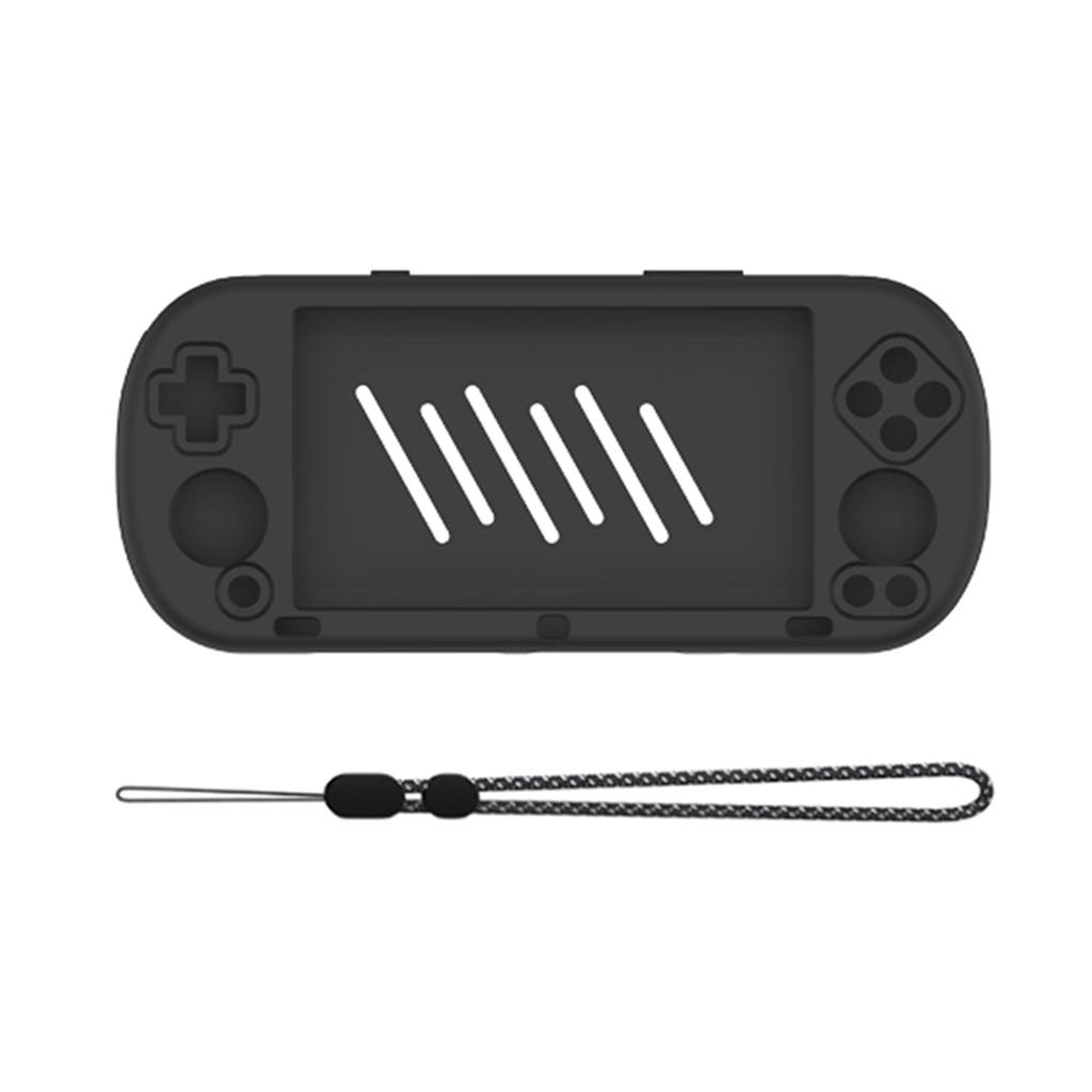 Konsolengehäuse-Schutzhülle mit Lanyard, vollständige Abdeckung, stoßfeste Silikonhülle für Trimui Smart Pro