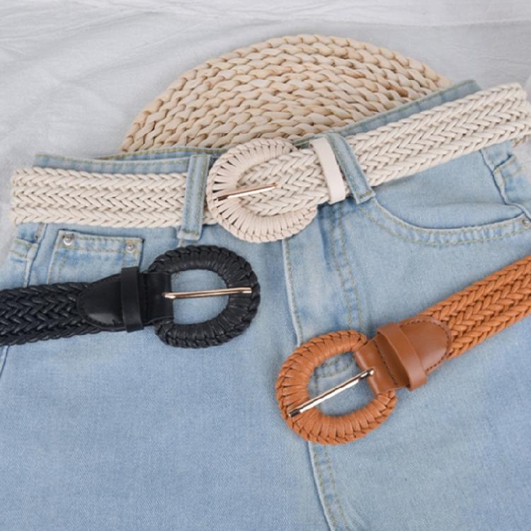 Braided Texture Belt Women Waist Belt Wide Bohemian Handmade Belts Waist Belt