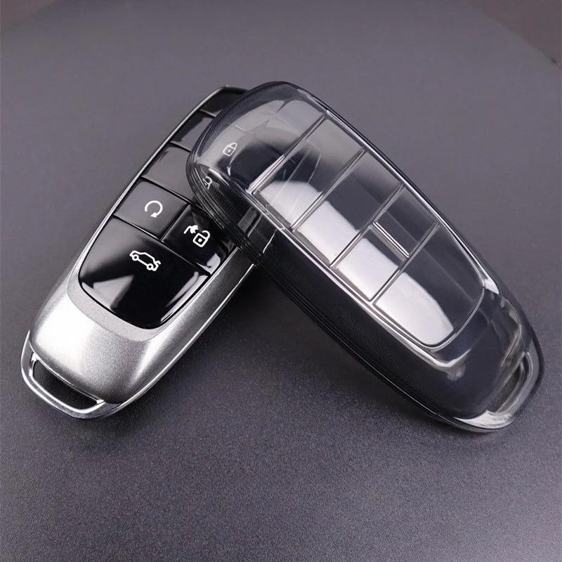 Keychain Key Holder Case For GAC AION Y Plus S V LX IA5 LA5 GA6 GM5 GS7 GS8 Aian V Protection Accessories Key Caps