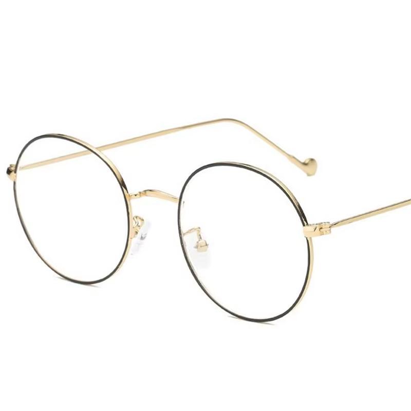 Black Frame Round Prescription Glasses Anti Blue Light/Photochromic/ Myopia/Hyperopia/Progressive/Optical Eyeglasses Women Men