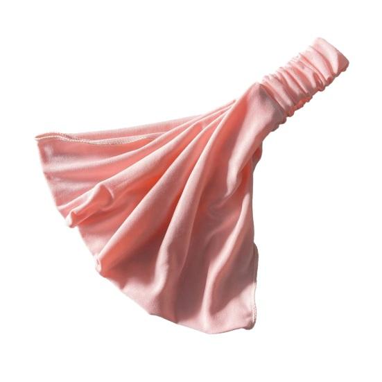 Haarband Weicher Stoff Elastisches Haargummi Einfarbige Atmungsaktives Stirnband Yoga Laufen Fitness Haargummi Tägliches Tragen