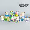 Anime Pochacco Pvc Model Collection 9 Pieces Beach Series Gift For Home Decor