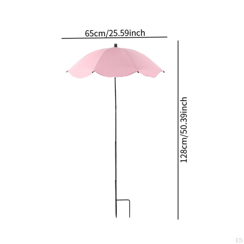 Garden Parasol for Plant Coverage with Shade Cloth