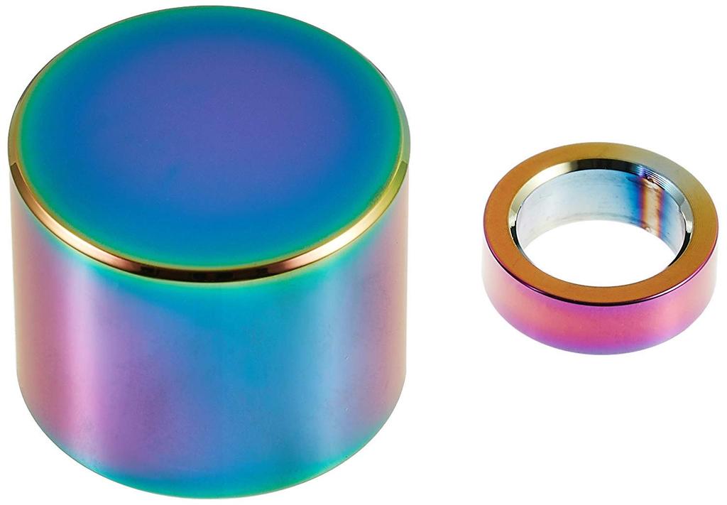 Fortune JDM Cylinder Shape Rear Wiper Titanium Polished Cap, (JRS-MTP)